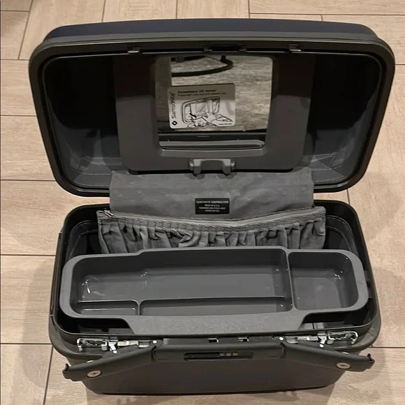 Samsonite 7000 Series Personal Carry-On Case, Midnight Blue, Vintage 90s - Picture 3 of 4